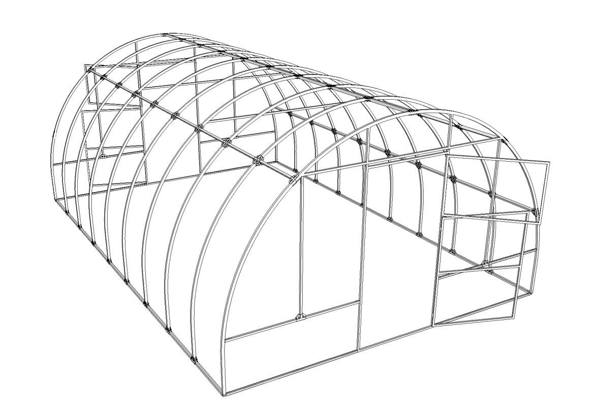Проект арочной теплицы