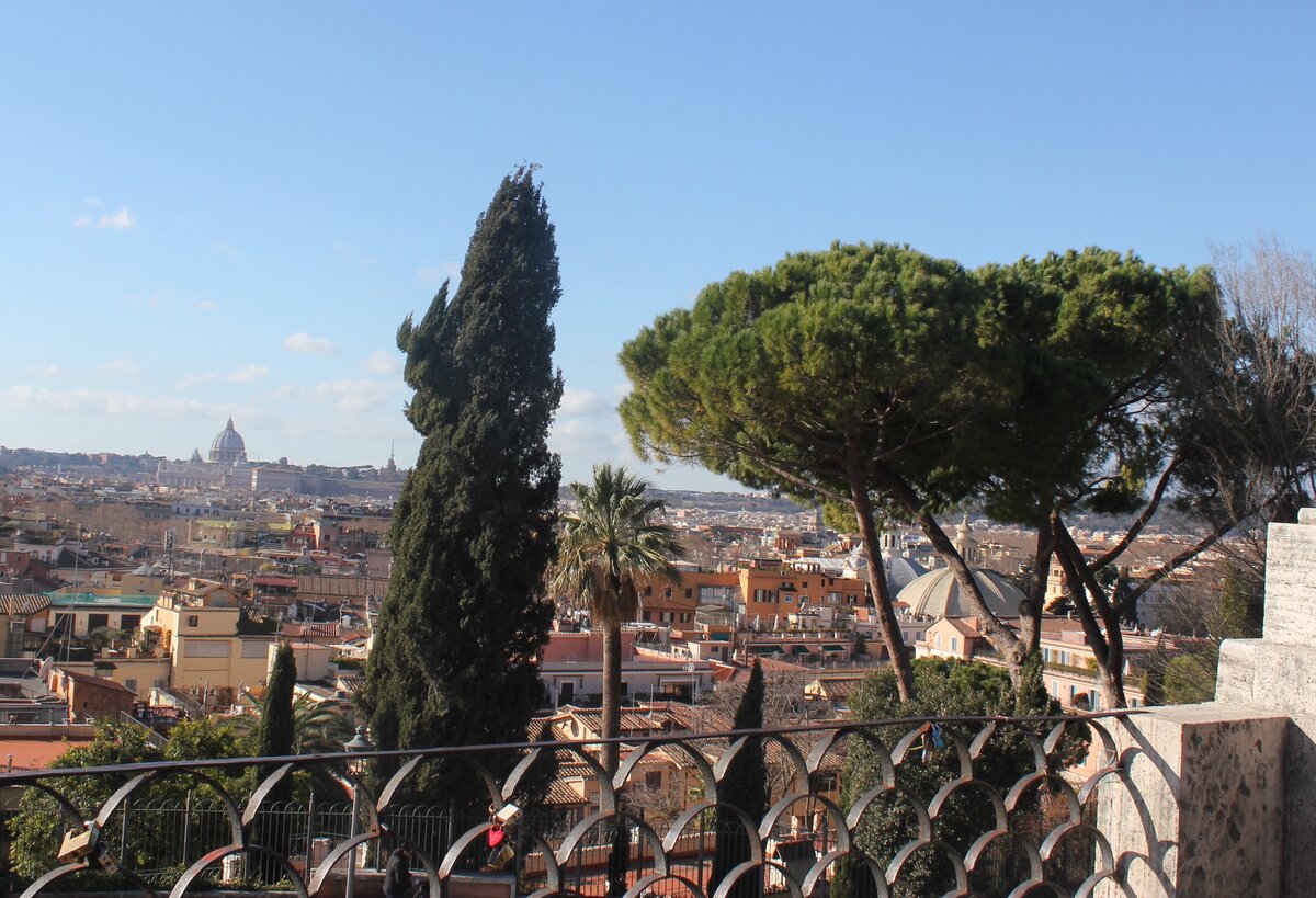 Солнечный Рим в январе. Фото из моего архива