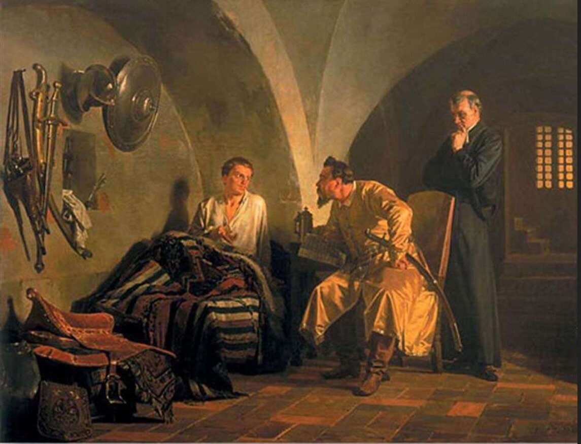 Николай Неврев "Дмитрий Самозванец у Вишневецкого". 1876 г.