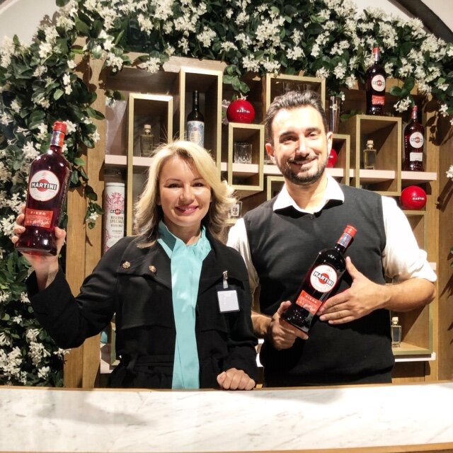 На заводе Мартини и Росси в Италии