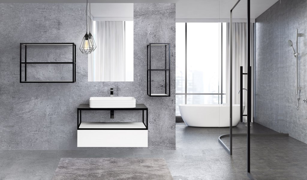 Кухня в стиле лофт. Фото с сайта aquabiz.by