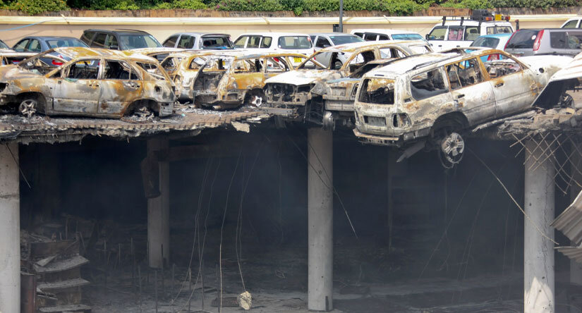 Торговый центр «Вестгейт» в Найроби, пострадавший от нападения террористов