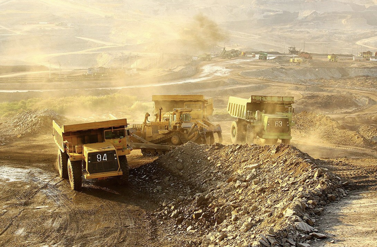 Процесс золотодобычи на карьерах