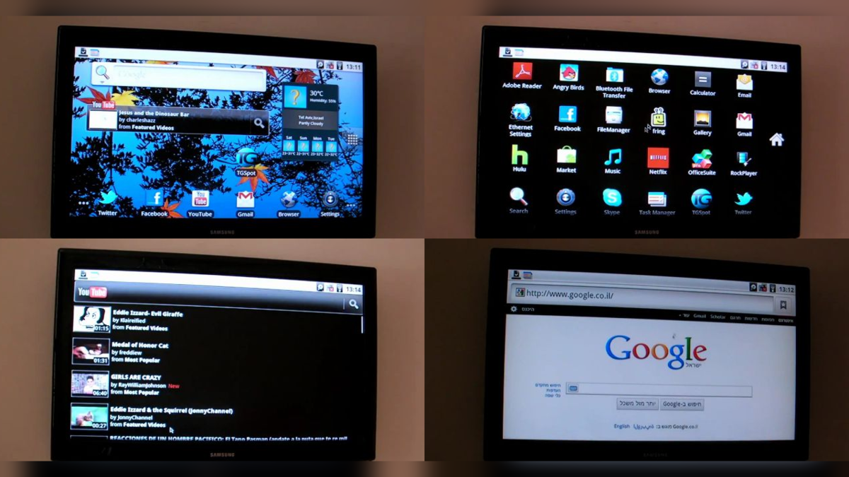 В это верится с трудом (особенно, если вы не следили за рынком), но первые Android ТВ приставки работали на обычном Android 2.1 | они без проблем тянули видео в 1080p 