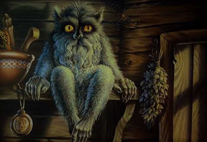 Банник, рисунок