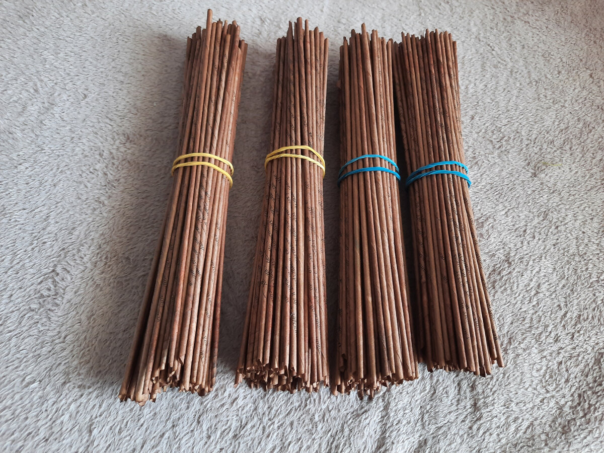 Почти идеальные трубочки для будущего шедевра