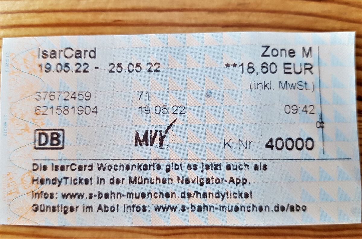 До сих пор проездной на неделю стоил 18.60 евро и действовал только в зоне М (центр).