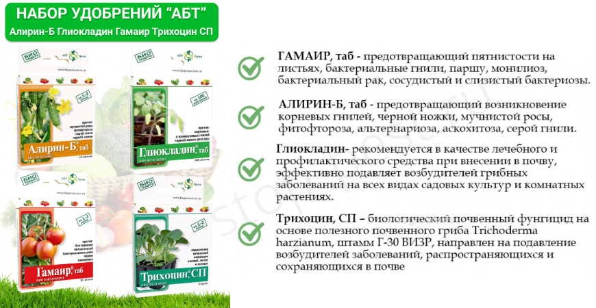 Линейка востребованных биофунгицидов от "Агробиотехнологии", фото сайта https://stop-pest.ru