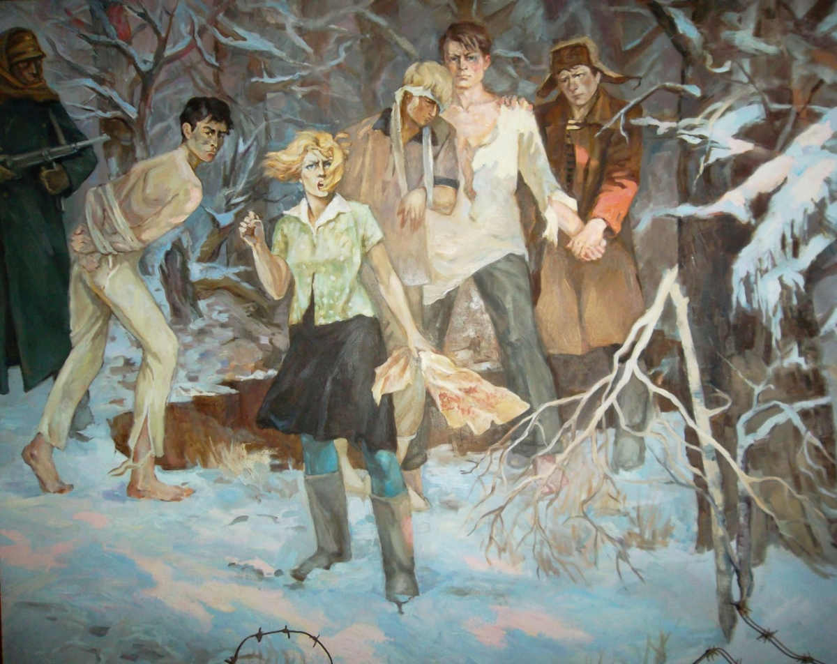 Молодая гвардия рисунки