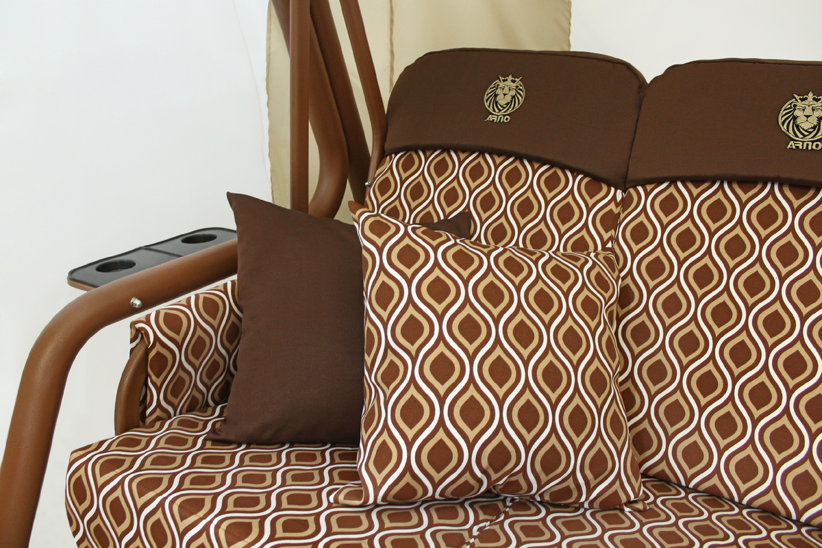 Садовые качели "Монарх" беж 