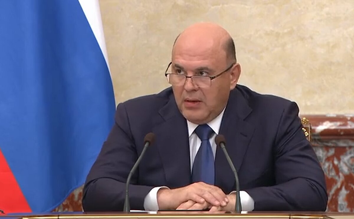 М. Мишустин, пресьер-министр на заседании Президиума Правительственной комиссии