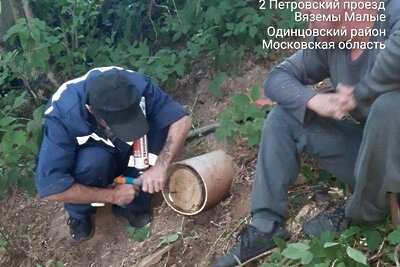    Ликвидация загрязнения реки в Одинцовском округе © Сайт Министерства экологии и природопользования Московской области