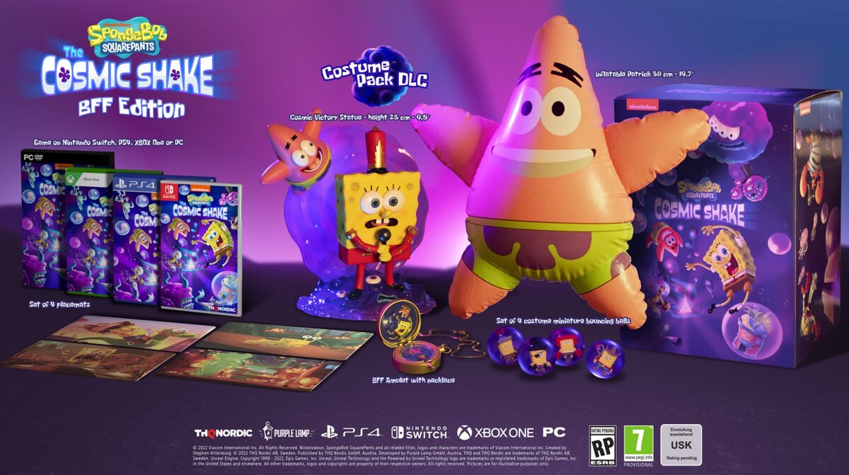 Новая игра про Губку Боба SpongeBob SquarePants: The Cosmic Shake выйдет в  коллекционном издании | BELONGPLAY - Лаваламповая игровая берлога | Дзен