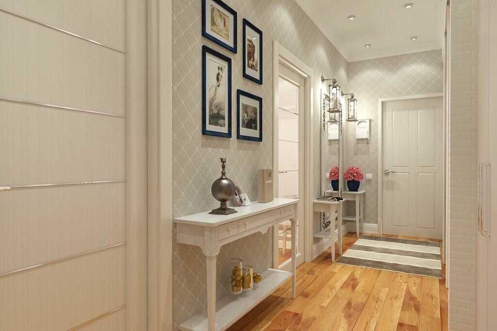 Прихожая в скандинавском стиле - просторно, функционально и уютно