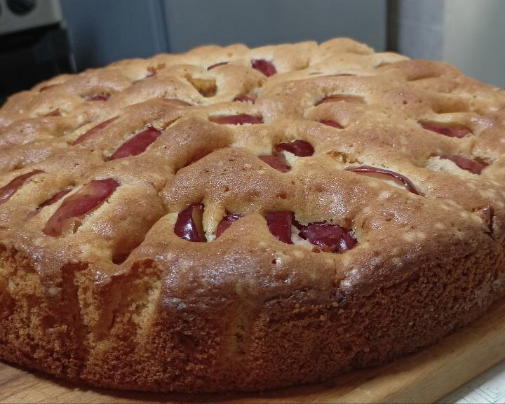 Осень вкусный яблочный пирог 🥧 🍎