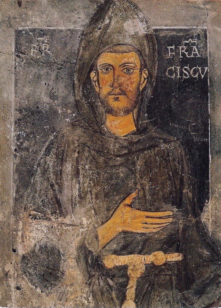 Старейшее из известных изображений Франциска Ассизского, созданное ещё при его жизни.