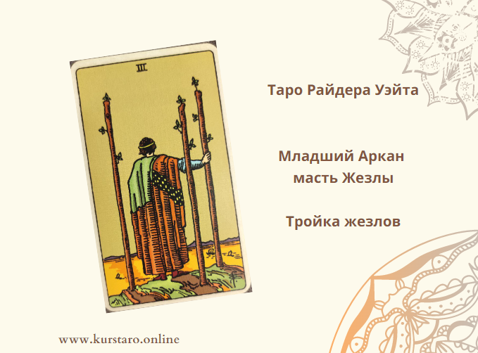 Таро Райдера Уэйта тройка жезлов. Тройка жезлов карты Таро. Тройка жезлов Уэйт. 3 Жезлов карта дня.