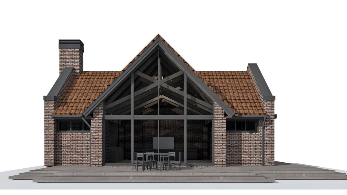 Зимняя беседка с мангалом. Дизайнер: Наталья Строкова 