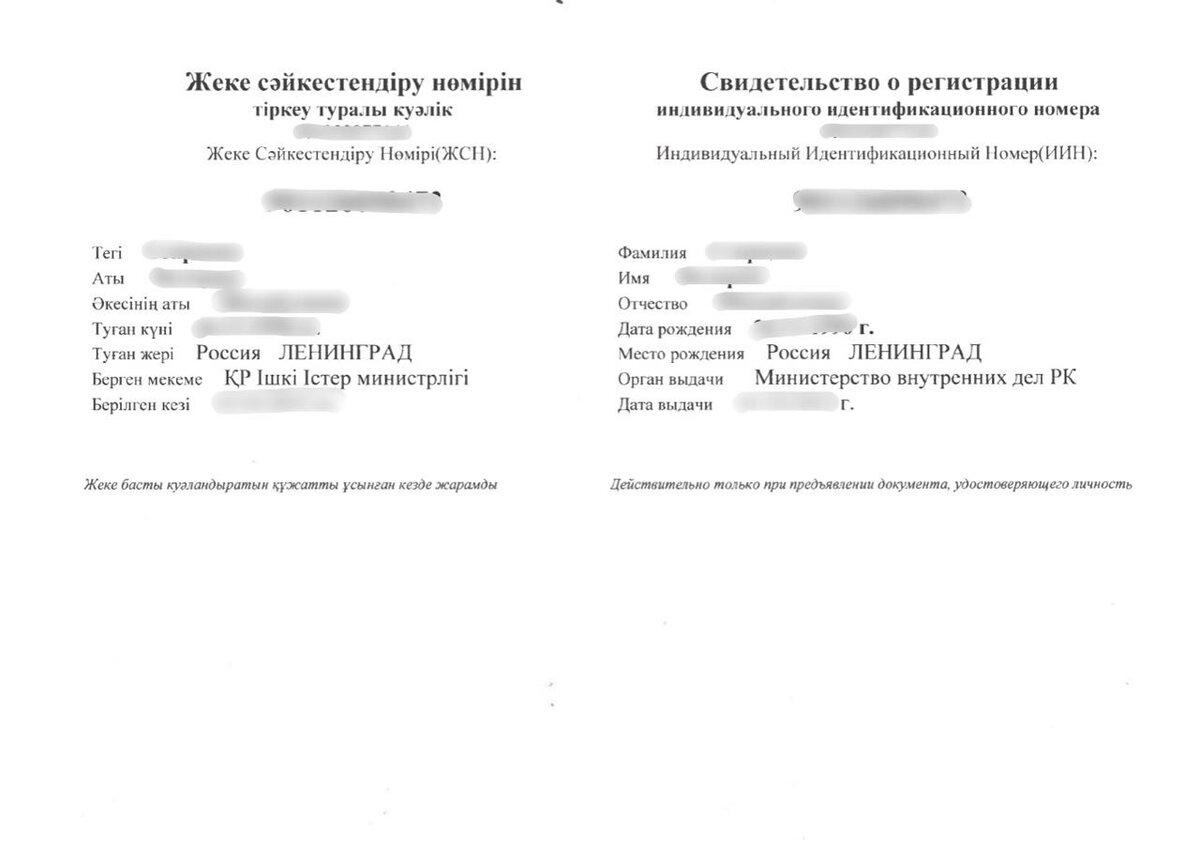 Как сделать ИНН Казахстана удаленно из России для нерезидентов БЕСПЛАТНО  без очереди и за один день для банковской карты осенью 2022 года |  Денискины рассказы | Дзен