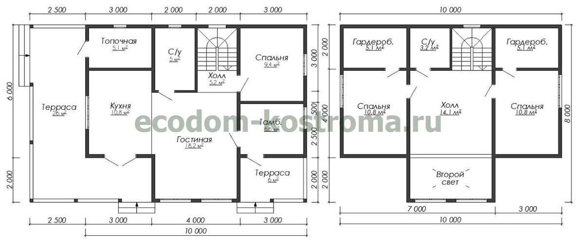 Планировка проекта "Дюдьково" ДБ-181