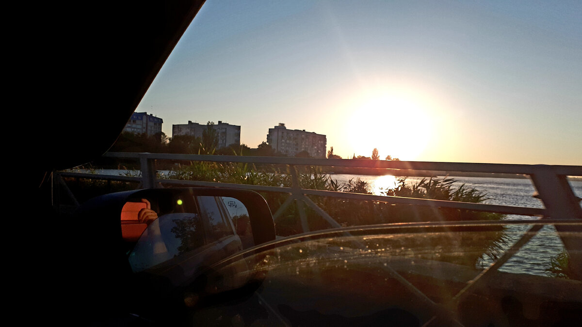 Выехали в 6:30 из Сак.