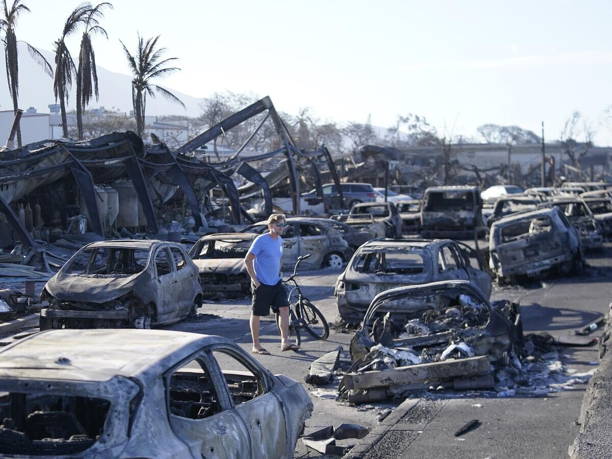 Последствия пожаров на Гавайях© AP Photo / Rick Bowmer