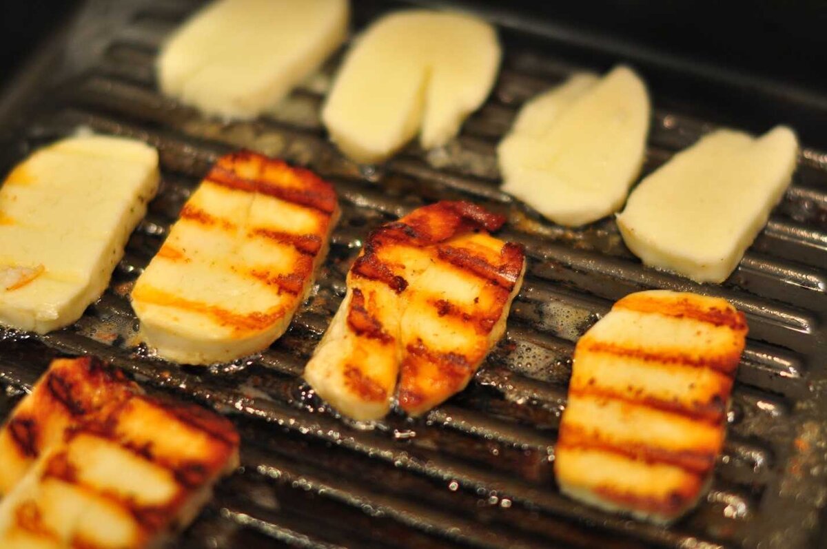 Жареный сыр Halloumi