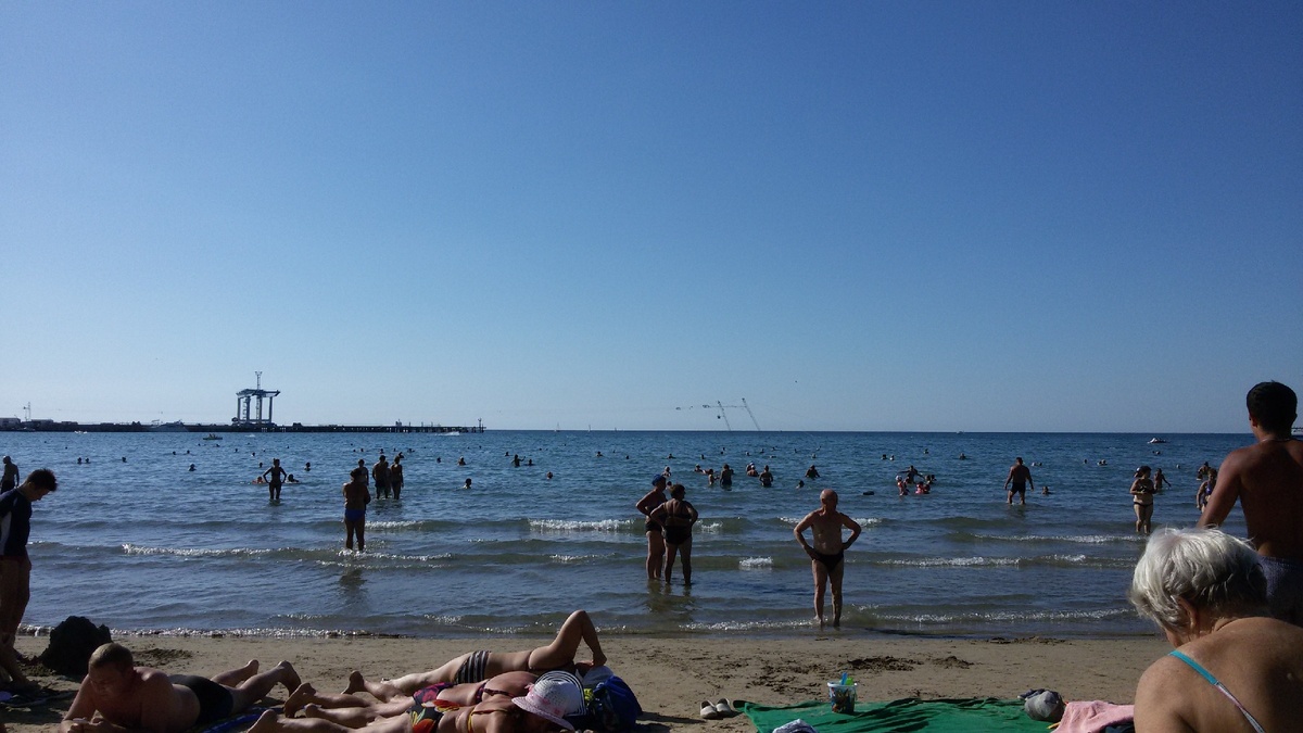 Центральный пляж Анапы