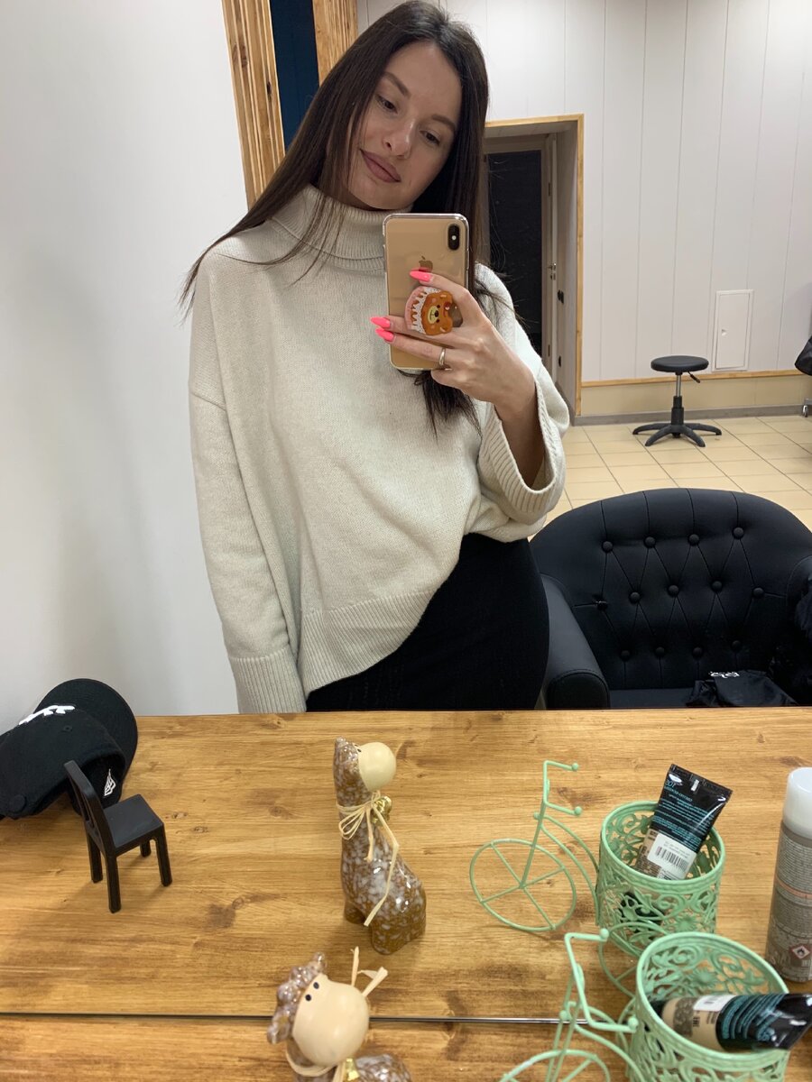 Пришла на окрашивание со спреем на голове