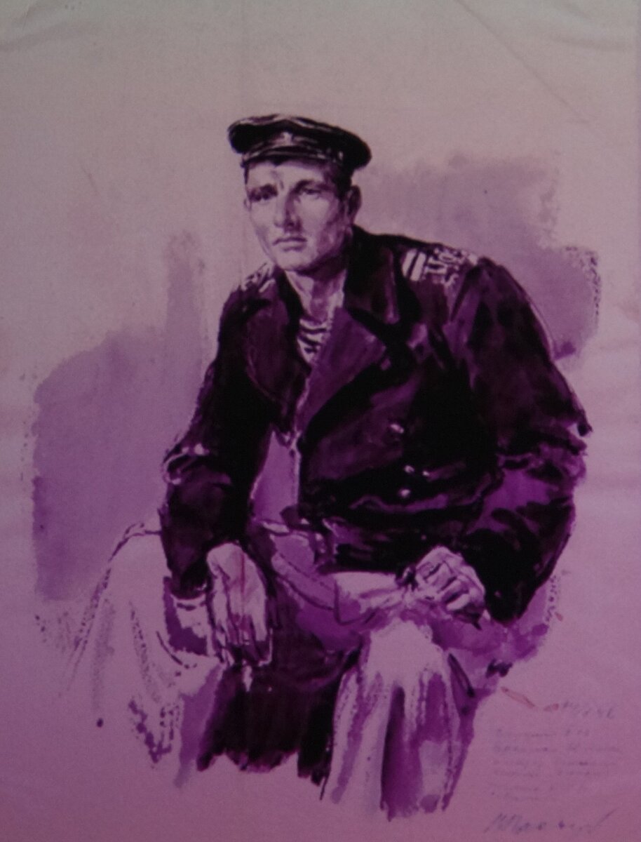 Старшина Иван Браилко. Художник Владимир Петрович Высоцкий