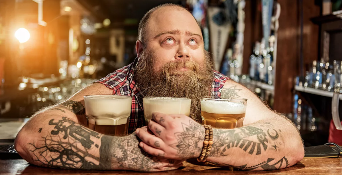 Поднять настроение мужчине пивом