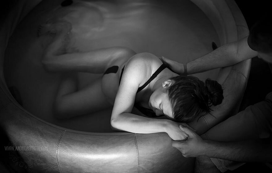 Роды.  Фото Andrea Oleson