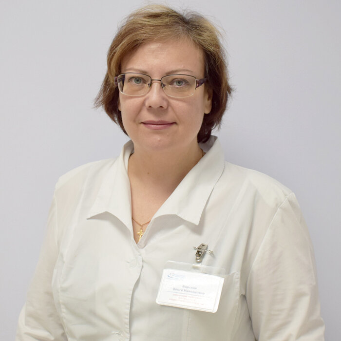 Барская Ольга Николаевна, врач-кардиолог высшей квалификационной категории, заведующий кардиологическим отделением Медсанчасти «Северсталь»