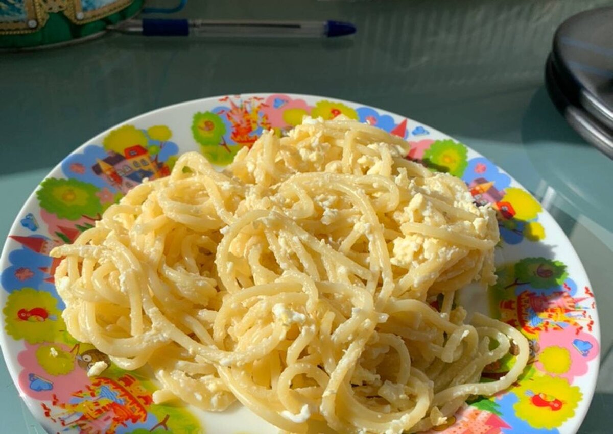 Макароны с яйцом.Ну,песня же!Фото из Интернета.