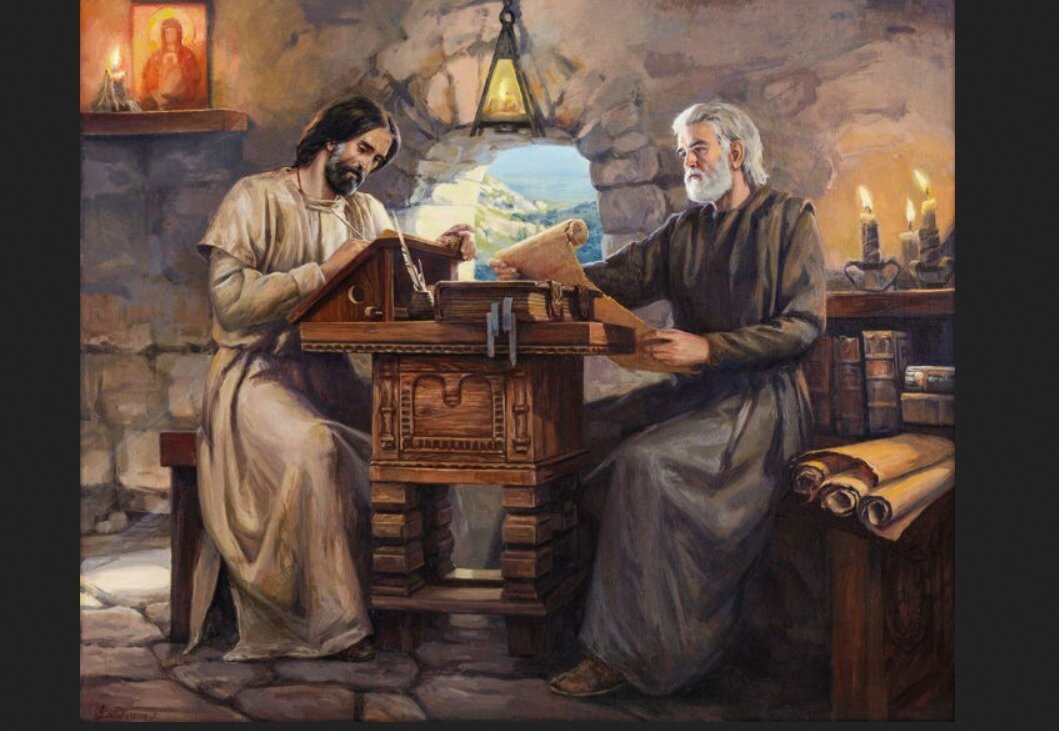 Сайда Афонина «Святые Кирилл и Мефодий». 2016 г. 88х105, холст, масло