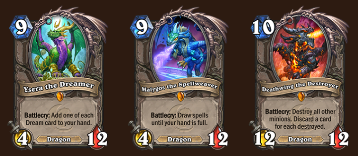 Переделанные легендарные классические драконы. Взято с сайта news.blizzard.com