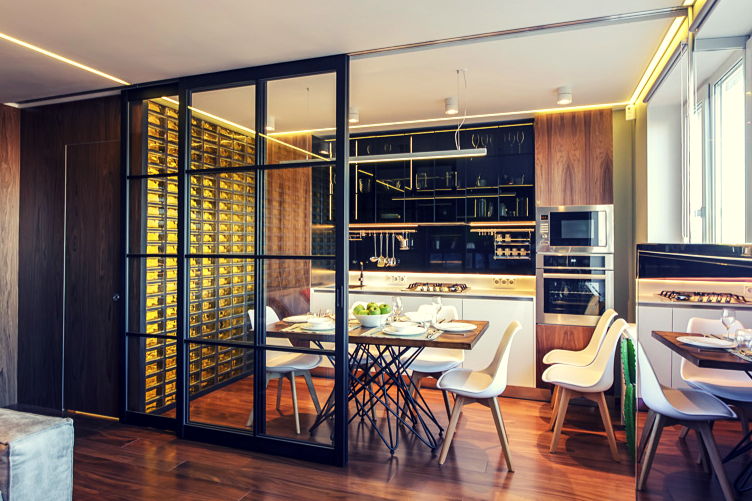 Перегородка из стекла