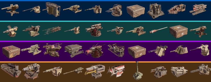 Это лишь вооружение, есть ещё большое количество деталей.