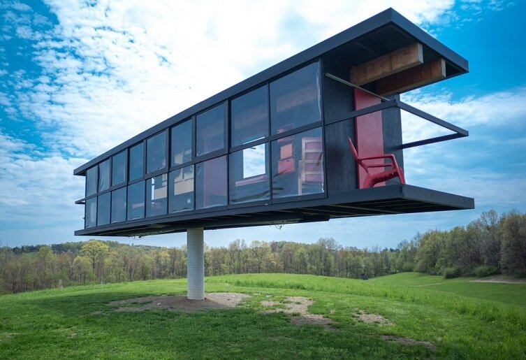 Качающийся дом - проект архитекторов Алекса Шведера и Уорда Шелли