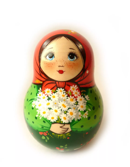 Неваляшка деревянная