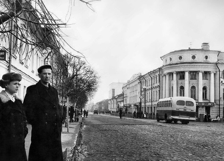 Кострома, Улица Советская. 1949 год. Фото Якова Гетрайхендлера