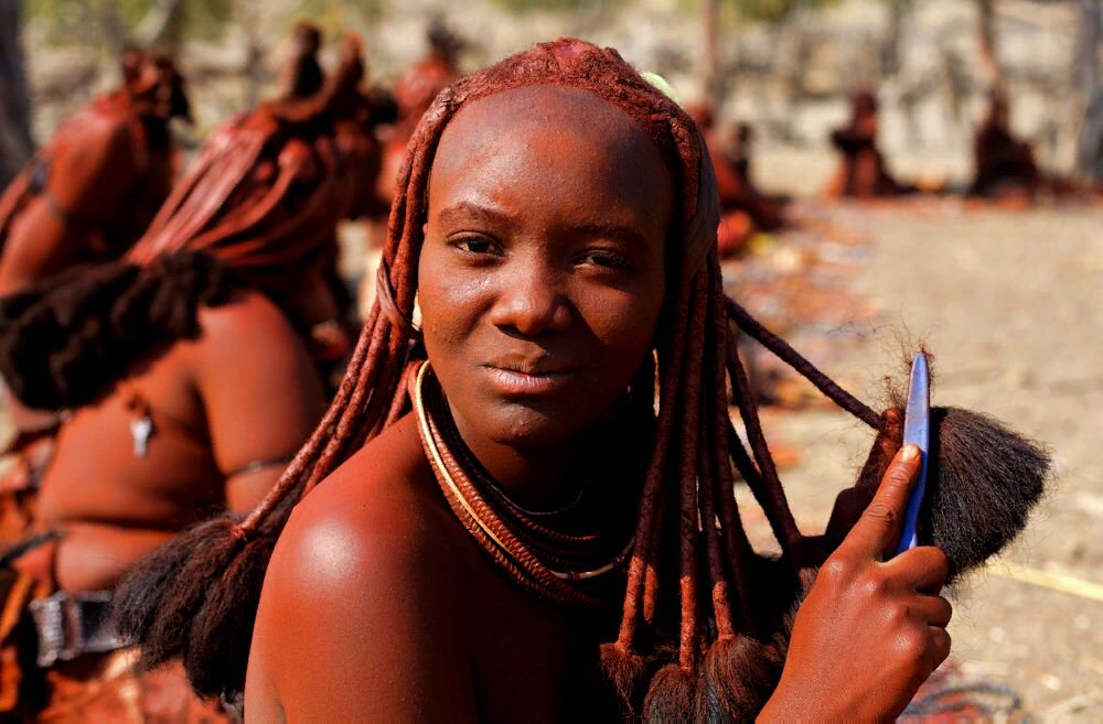 Девушка из племени Химба. Яндекс картинки