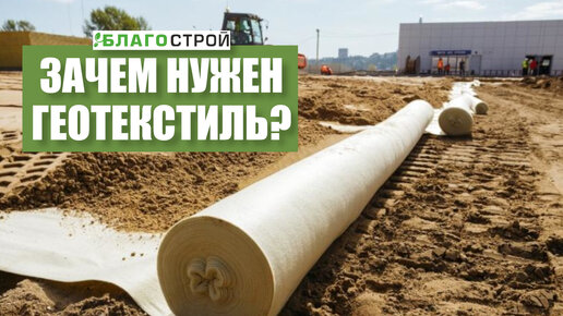 Зачем нужен геотекстиль?