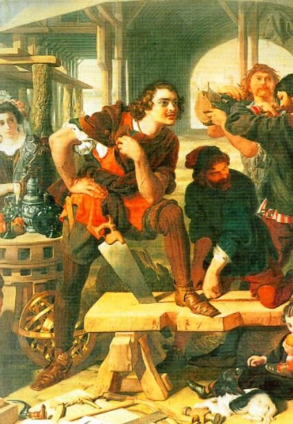 Даниел Маклиз .«Пётр I в Дептфорде в 1698 году».