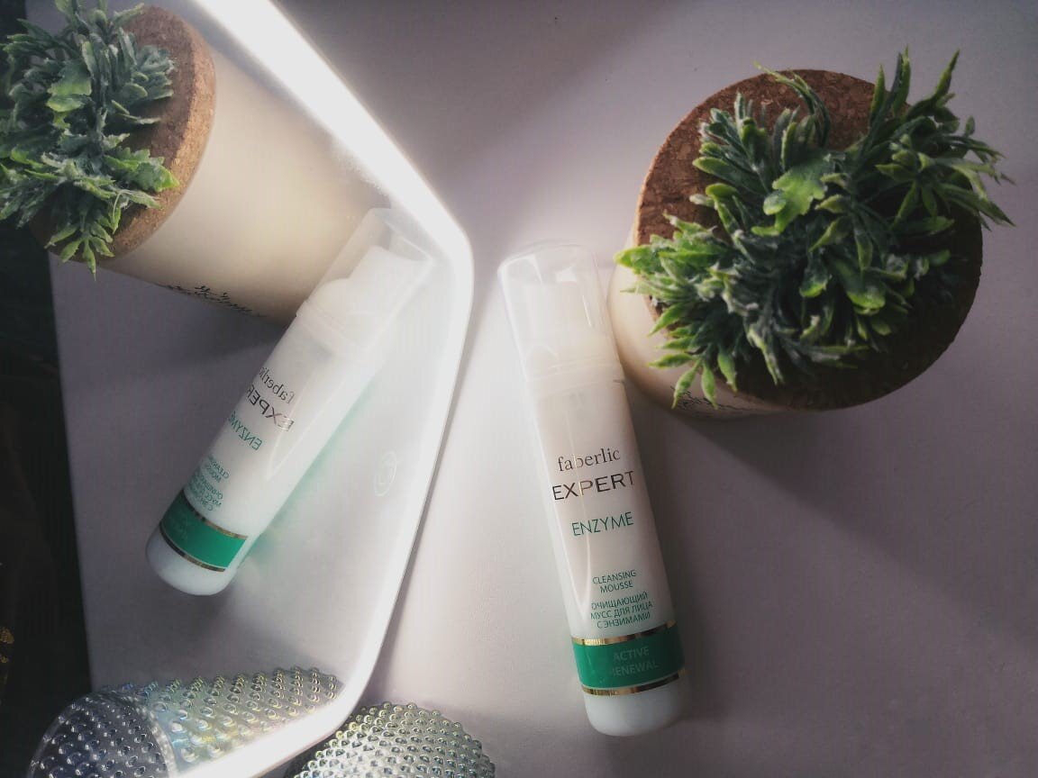 Очищающий мусс для лица с энзимами. Фото моё.