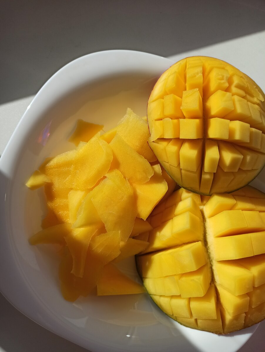 Две половинки и кусочки из середины