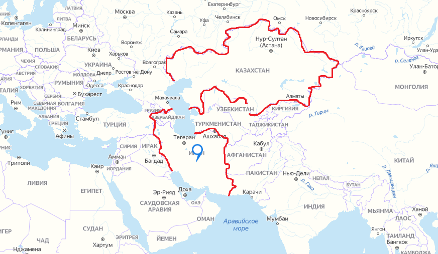 Евразия,Иран.Казахстан,Азербайджан.