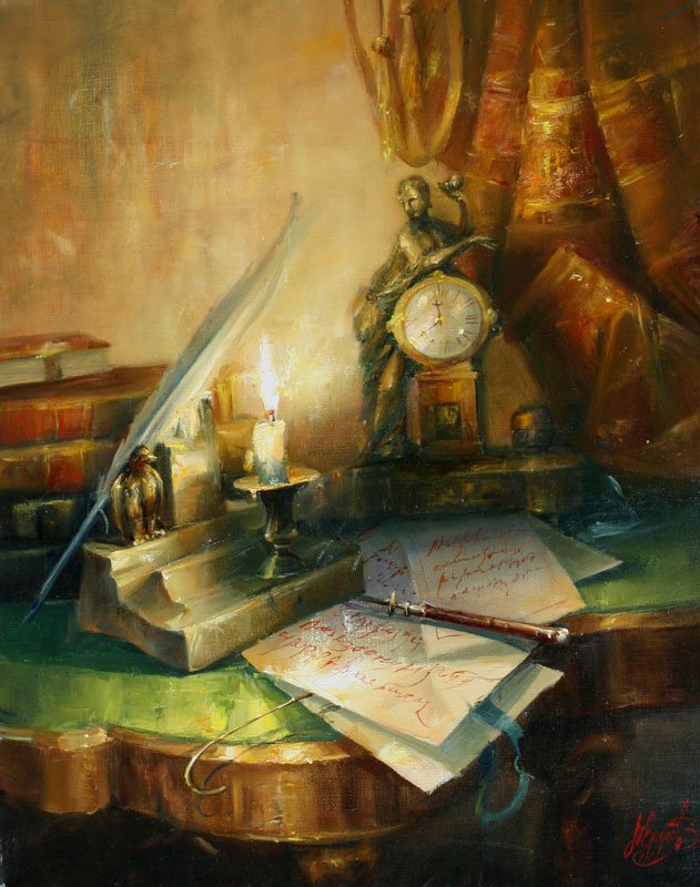 в качестве иллюстрации  картина Владимира  Екимова