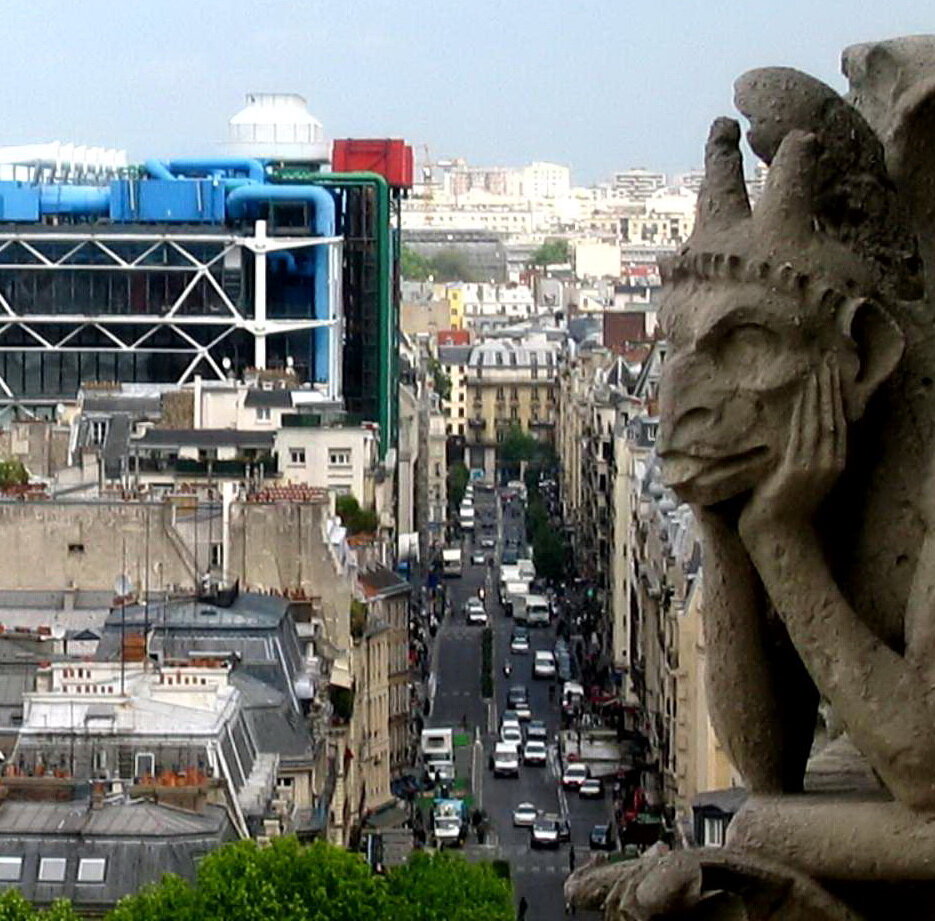 Со смотровой площадки Собора Нотр Дам. Фото автора