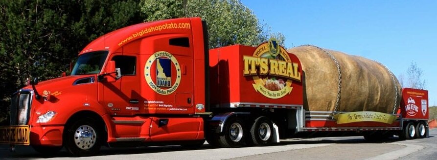 Путешествие гигантской картошки по стране